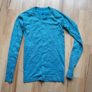 Lululemon Swiftly Tech Long Sleeve Blue Size 6